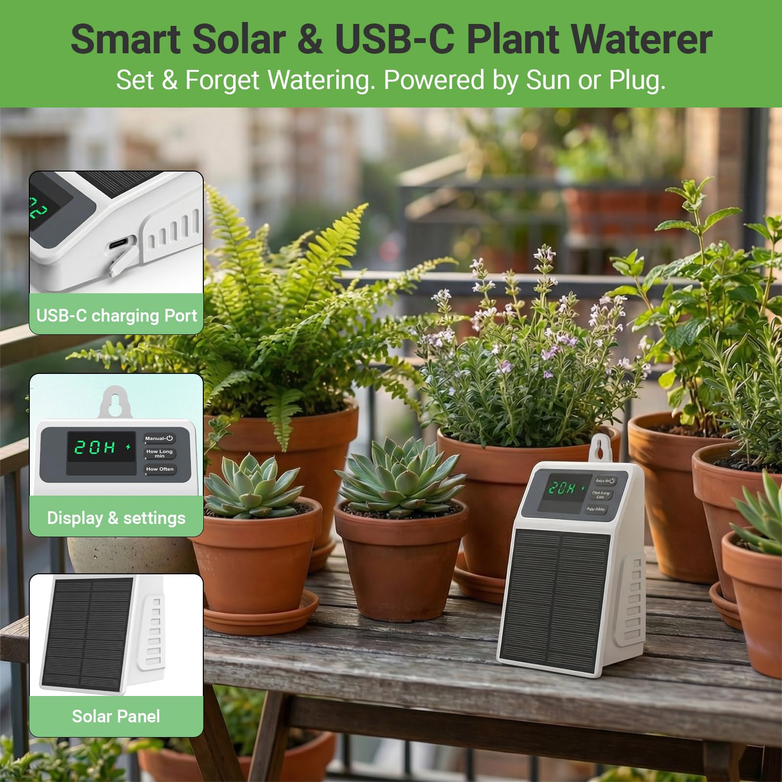 Sistema di irrigazione solare  - Smart Garden Project recensione e prezzo