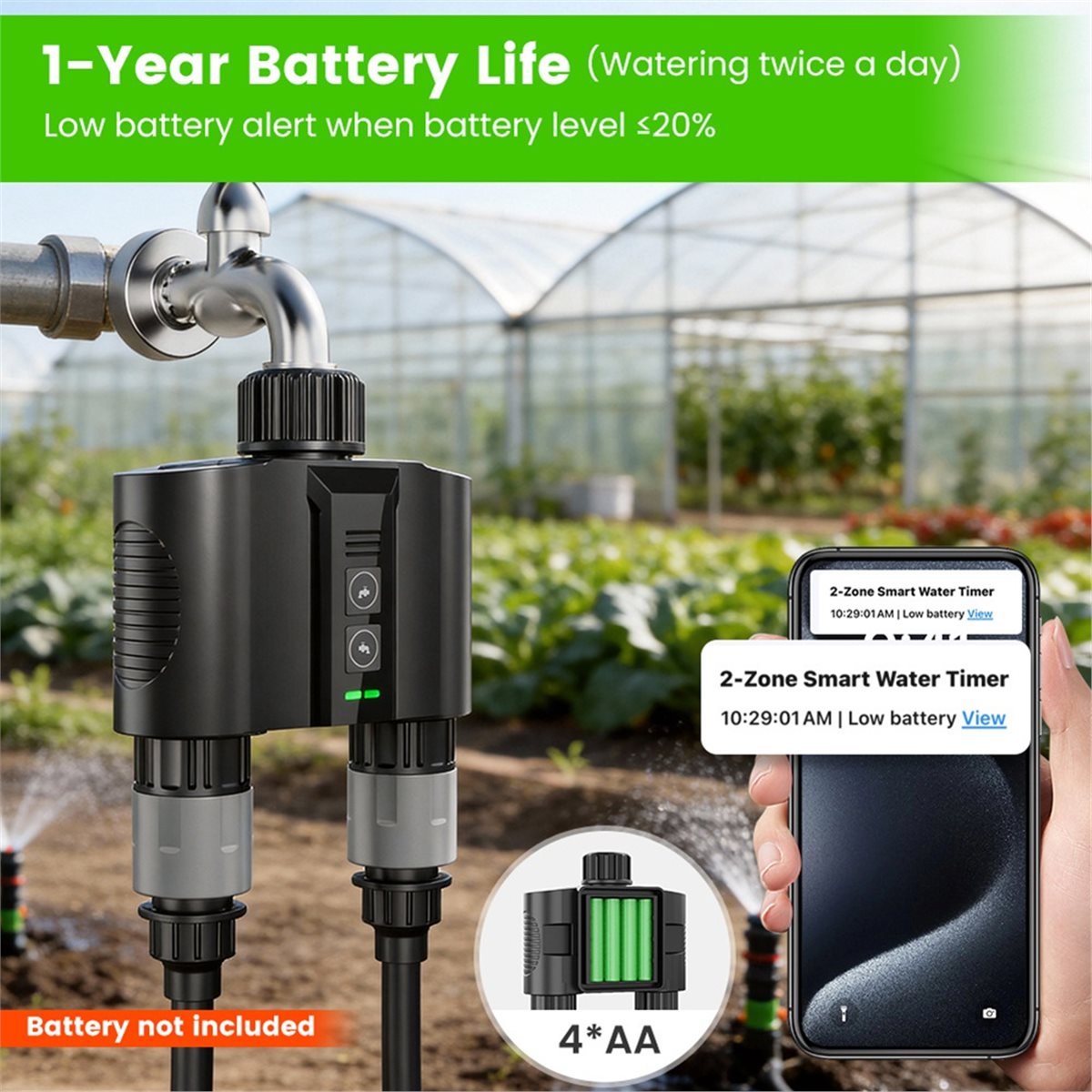Y17A 1 Set Timer WiFi per Irri - Smart Garden Hose Valve recensione e prezzo